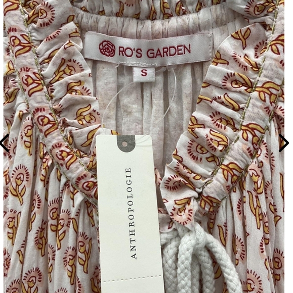 New Ro's Garden - Sofia Floral Cover up Tunic Dress 🌻 Small - Picture 4 of 5